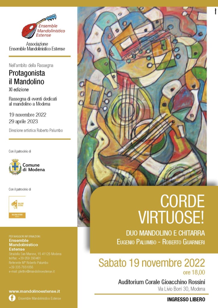 Concerto 19 Novembre 2022 - Corde Virtuose